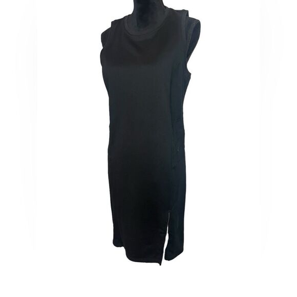 LAUREN RALPH LAUREN WOMENS BLACK SLEEVELESS DRESS WITH ZIPPER SIZE MEDIUM - Picture 3 of 11